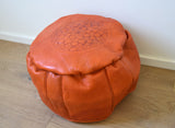 Moroccan leather pouf "Spice"