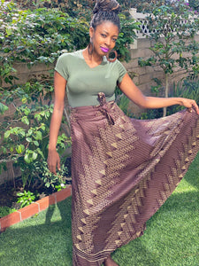 Wrap Skirt Full-Length "Kumasi"