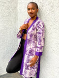 Robe "Batik Lilac"